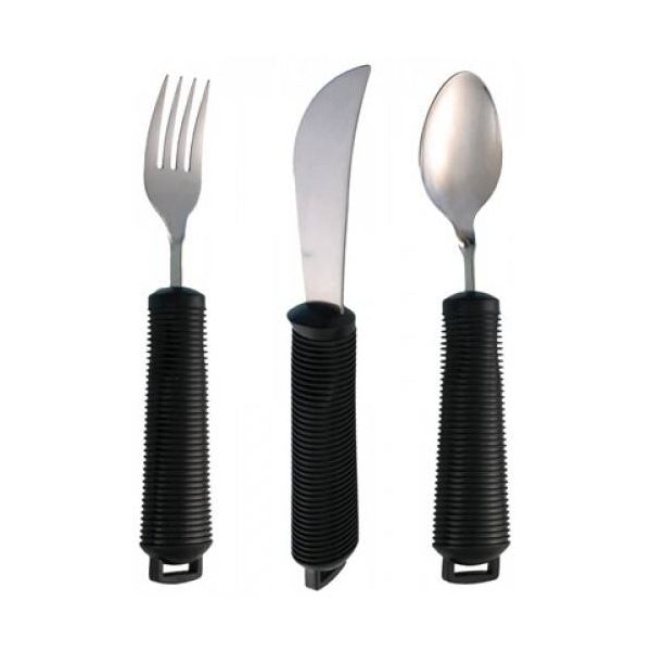 Bendable Cutlery Set - adaptive knife, fork and spoon