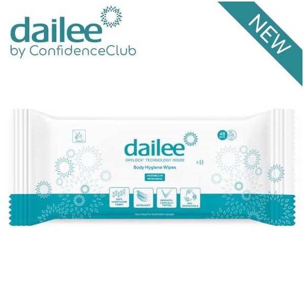 Large Body Wipes - Dailee, carton