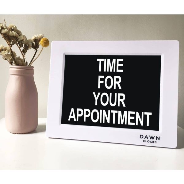 Dementia, Calendar & Reminder Clock - Dawn Clocks, appointment reminder