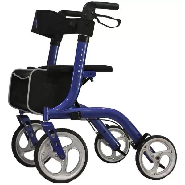 Superlite Deluxe Rollator - Days, Blue, easy navigating walker 