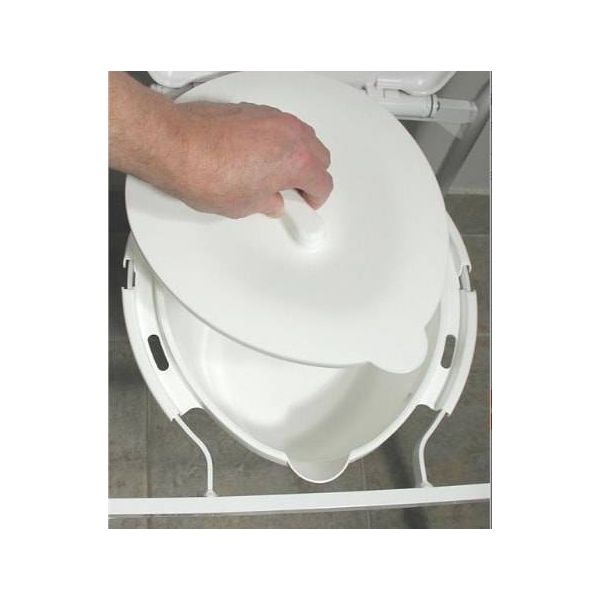 Toilet Bowl and Lid for Aluminium Toilet Frame - Homecraft