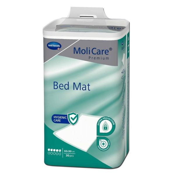 Molicare Premium Bed Mat, 5 drops - 60 x 90 cm: high quality incontinence mattress protection