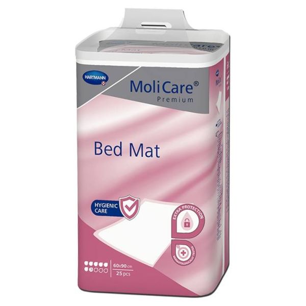 Molicare Premium Bed Mat, 60 x 90 cm - 7 drops: incontinence mattress protection for heavy incontinence