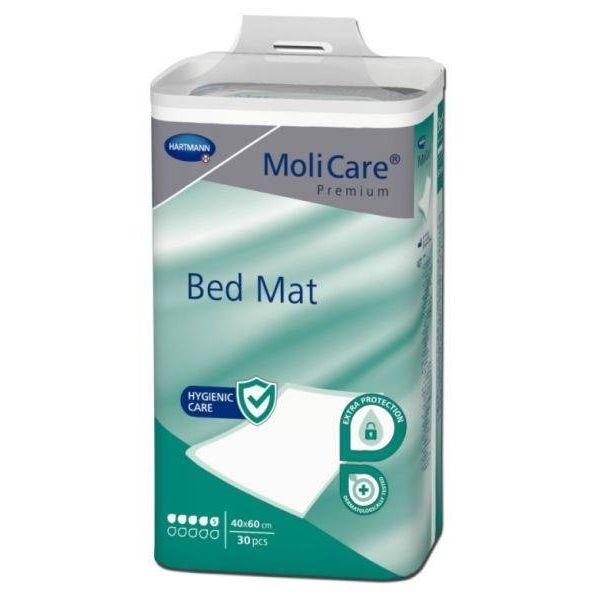 Molicare Premium Bed Mat, 40x60cm, 5 Drops - incontinence bed pad 