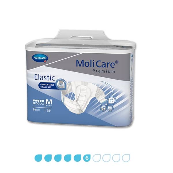 Molicare Premium Elastic - 6 drops, adult diapers