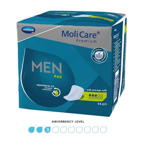 molicare premium men pads - quality incontinence product