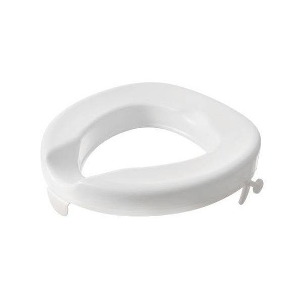 Raised Toilet Seat by Savanah - no lid, toilet aid that adds 5 cm to your toilet