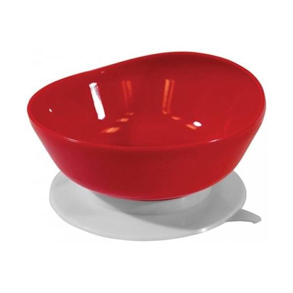 Scoop bowl, red - Aidapt, convenient eating aid