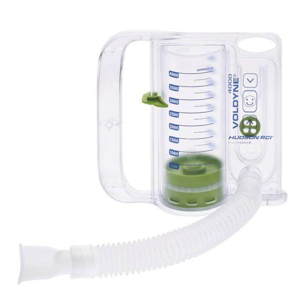 Inspiratory Exerciser 4000ml - Voldyne, deep breathing exerciser