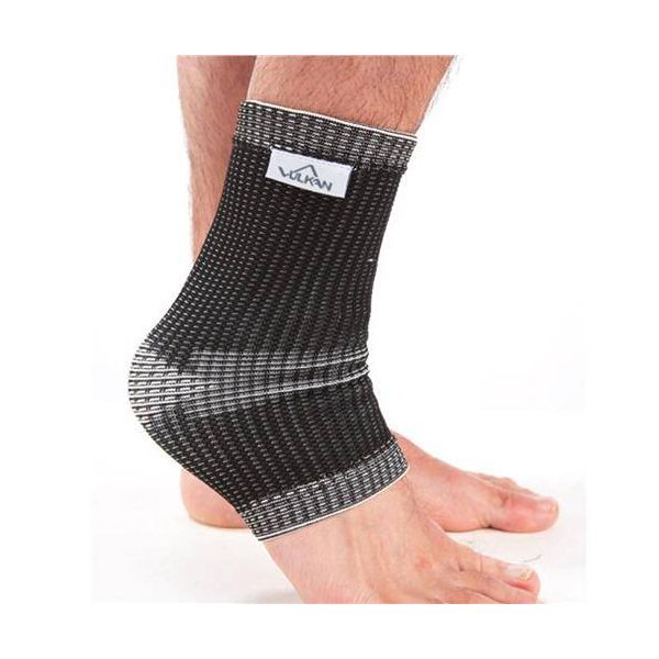 Elastic Ankle Support Black Vulkan, ankle compression