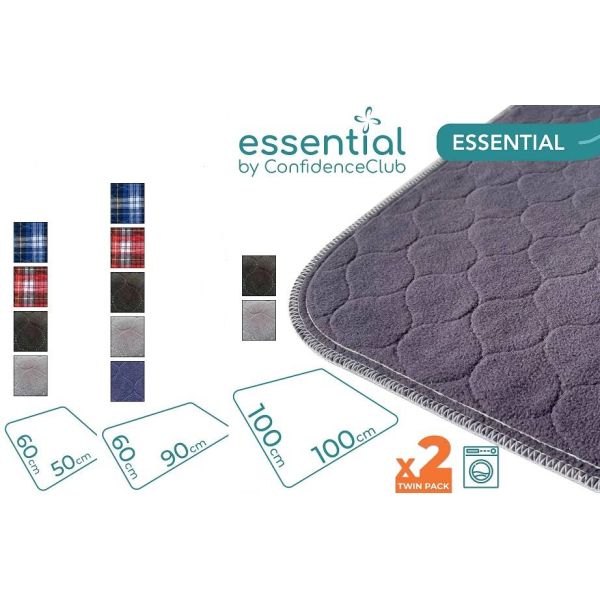 Washable Absorbent Non-Split Mats - Main - ConfidenceClub