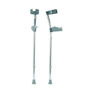 Ergonomic Grip Forearm Crutches - Pair