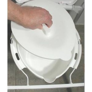 Toilet Bowl and Lid for Aluminium Toilet Frame - Homecraft