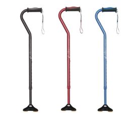 Comfort-Plus MiniQuad Cane - Airgo,  offset cane met stable base available in 3 colours 