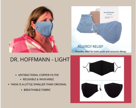 Washable Copper Filter Face Mask , lite version - Dr. Hoffmann