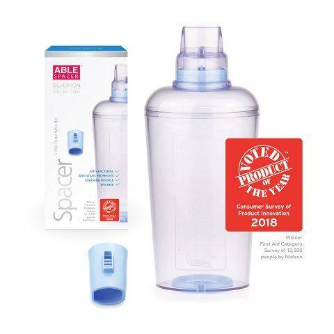 Able Spacer™ with Flo-Tone whistle - Able Asthma