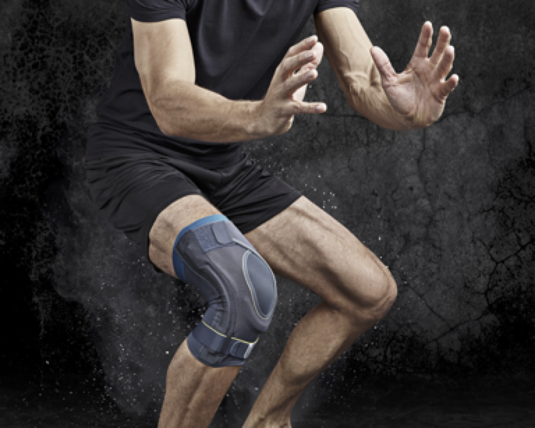 Knee Brace during sport