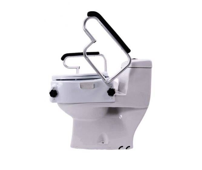 Raised Toilet Seat with armrests_bettercaremarket