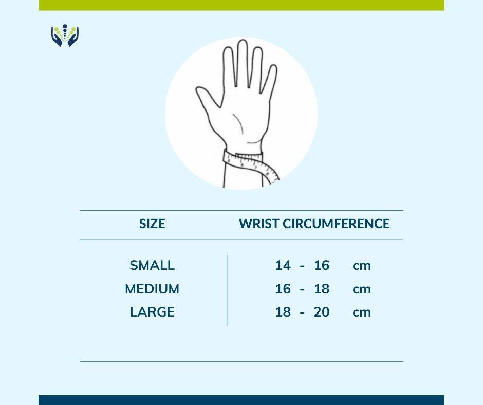 Sizes Wrist Brace Push Sports